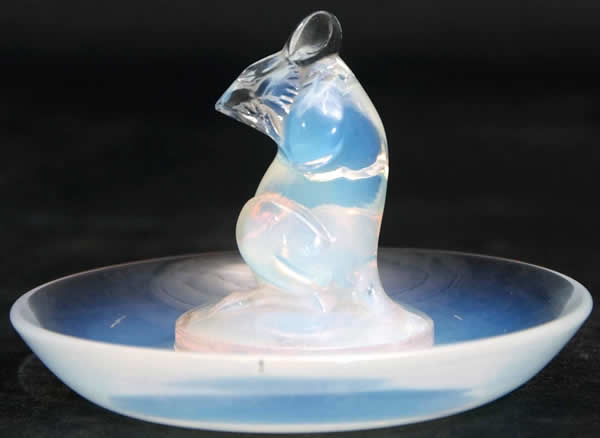 R. Lalique Souris Ashtray