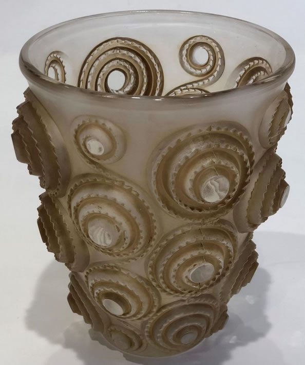 R. Lalique Spirales Vase