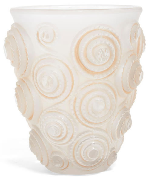 R. Lalique Spirales Vase