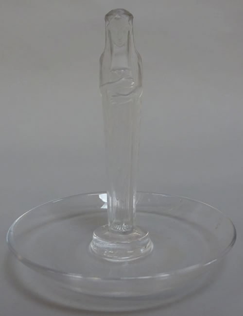 R. Lalique Statuette De La Fontaine Ash Receiver