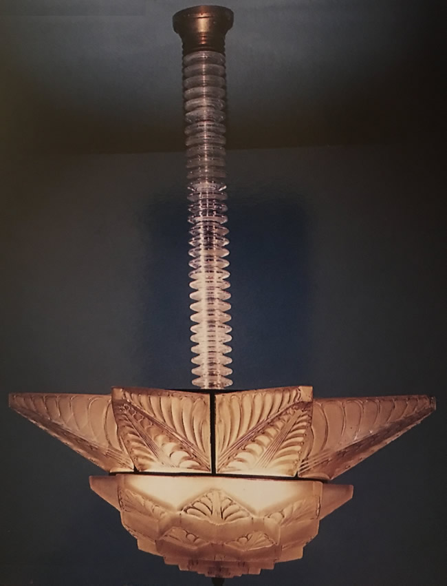 Rene Lalique Stockholm I Chandelier