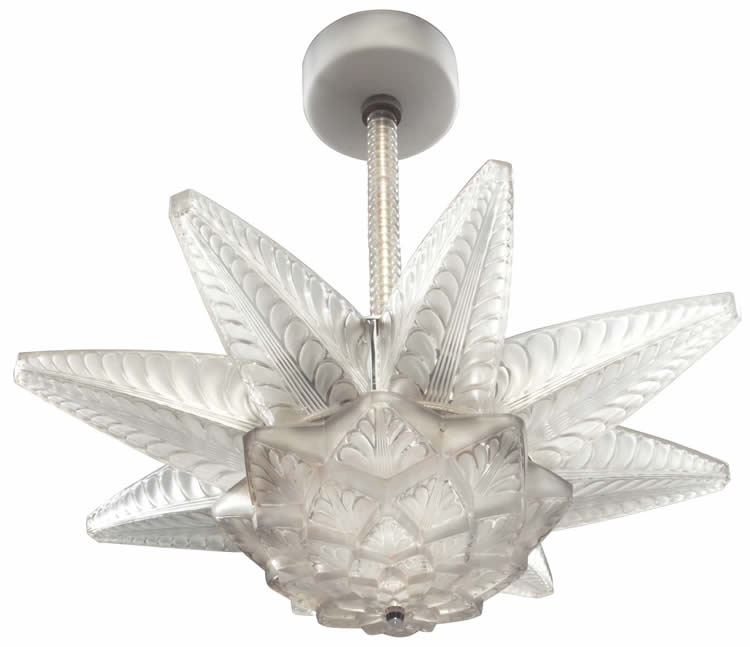 Rene Lalique Stockholm II Chandelier