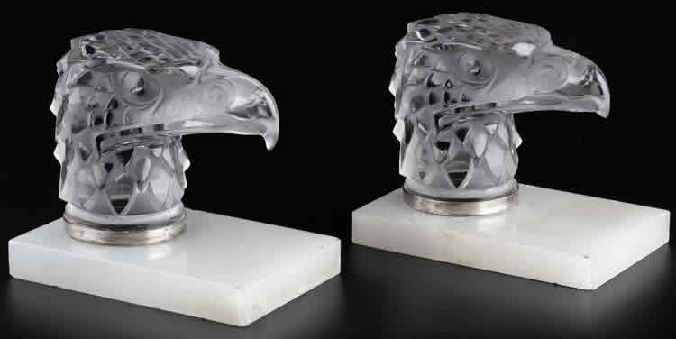 R. Lalique Tete D'Aigle Car Mascot