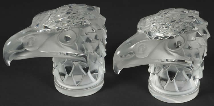 R. Lalique Tete D'Aigle Hood Ornament