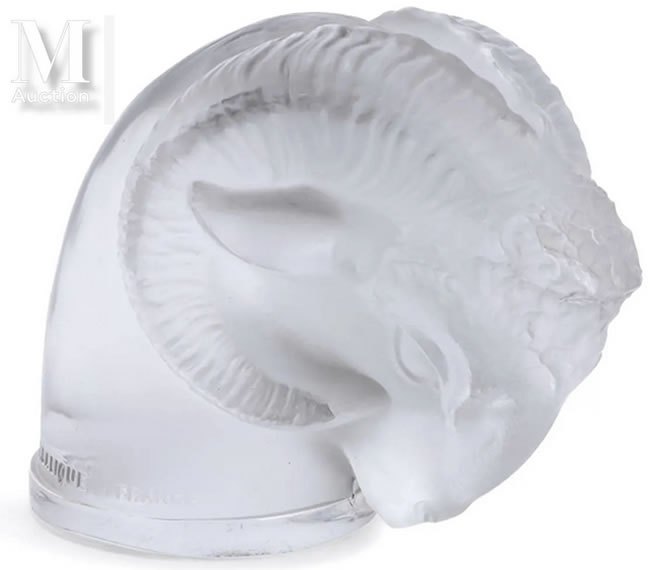R. Lalique Tete de Belier Mascotte