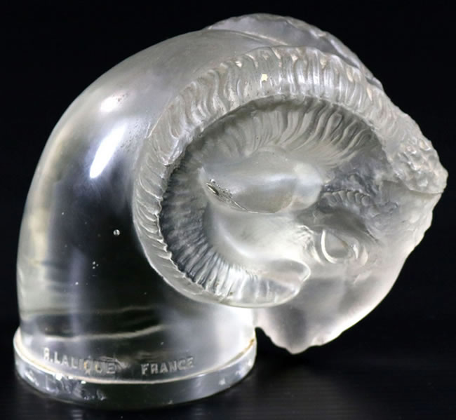 R. Lalique Tete De Belier Mascotte