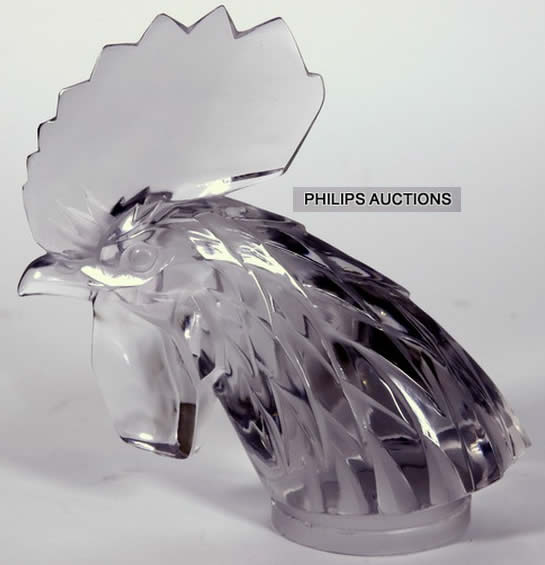 R. Lalique Tete De Coq Mascot