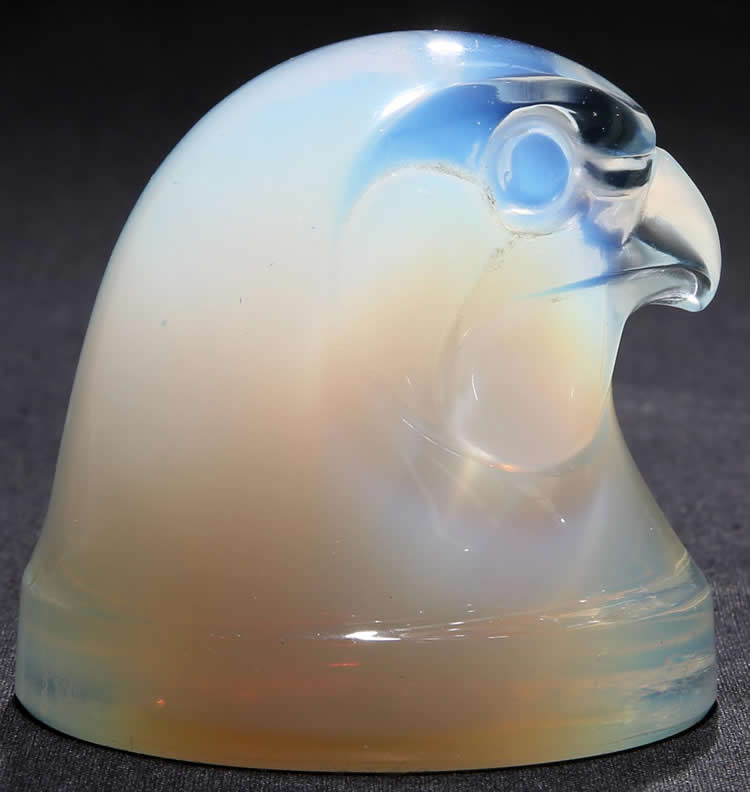 R. Lalique Tete D'Epervier Hood Ornament
