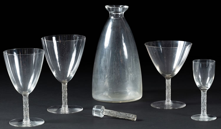 Rene Lalique Thann Tableware