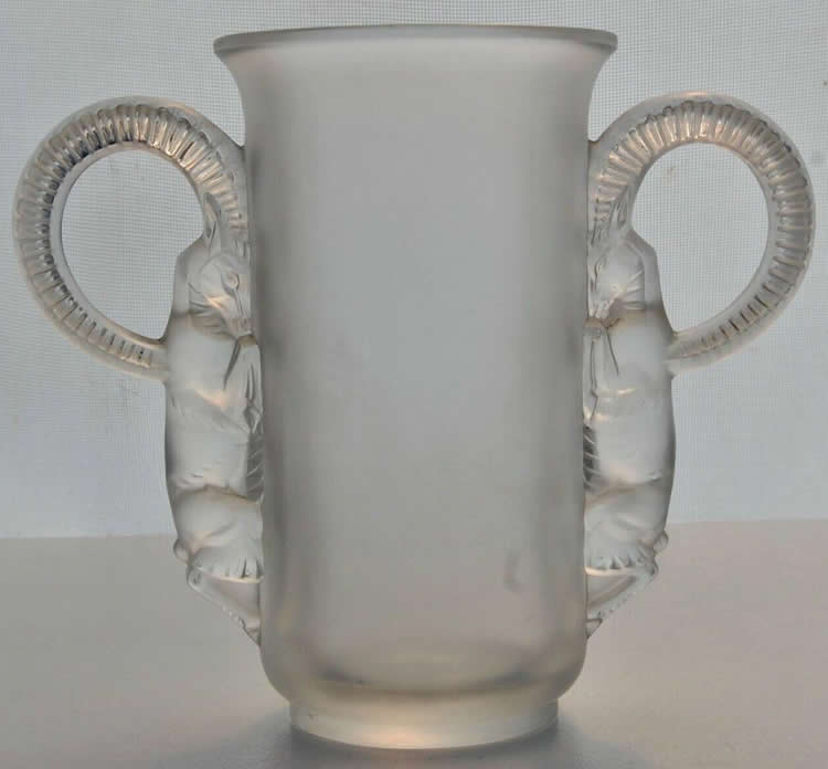 R. Lalique Thibet Vase
