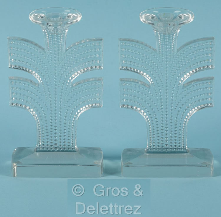 R. Lalique Tokyo Candleholder