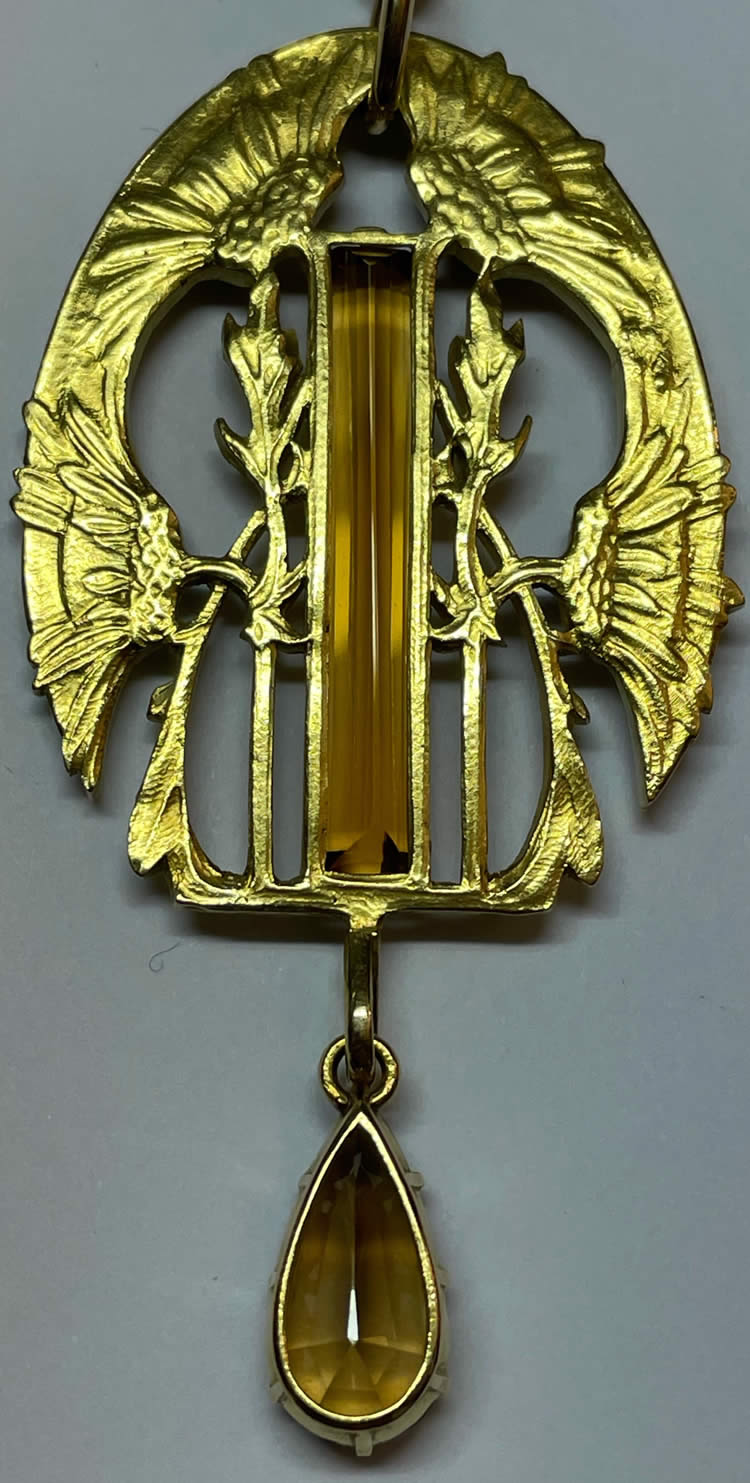 R. Lalique Tournesols et Branches Pendant 2 of 2