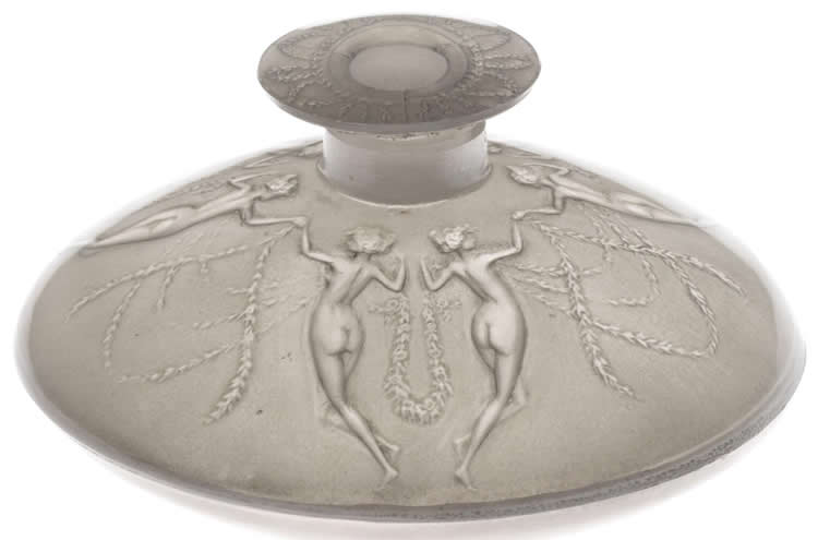 R. Lalique Trois Groupes De Deux Danseuses Flacon