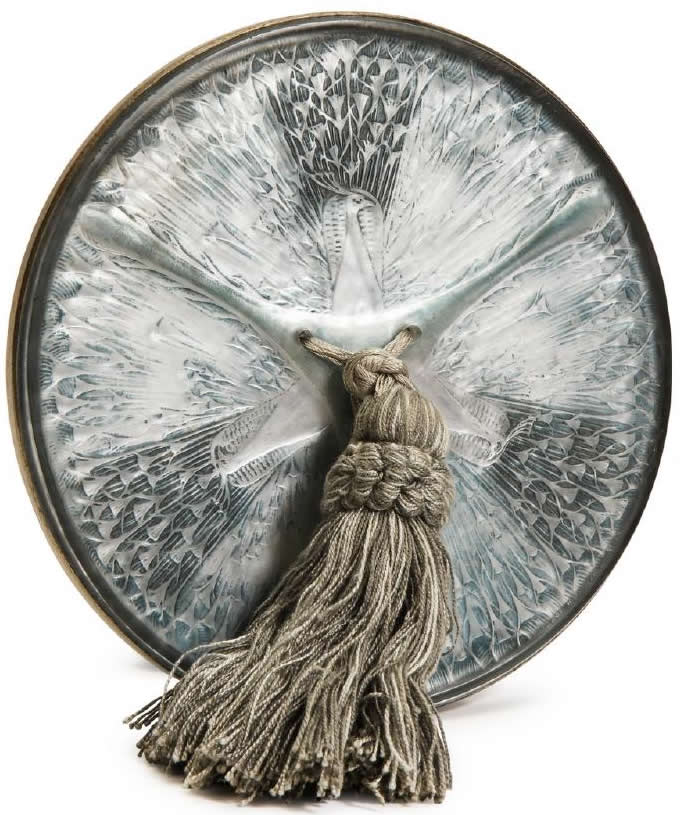 Rene Lalique Trois Paons Mirror