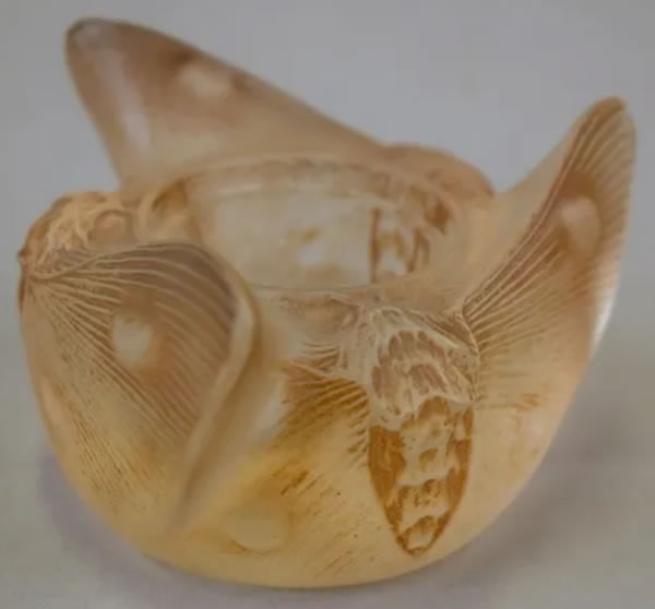 R. Lalique Trois Papillons-2 Inkwell