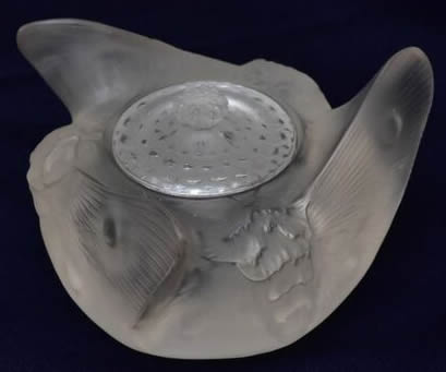 R. Lalique Trois Papillons-3 Inkwell