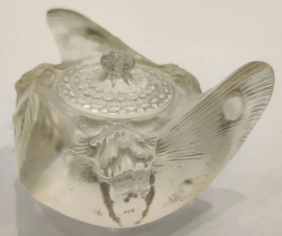 R. Lalique Trois Papillons Inkwell