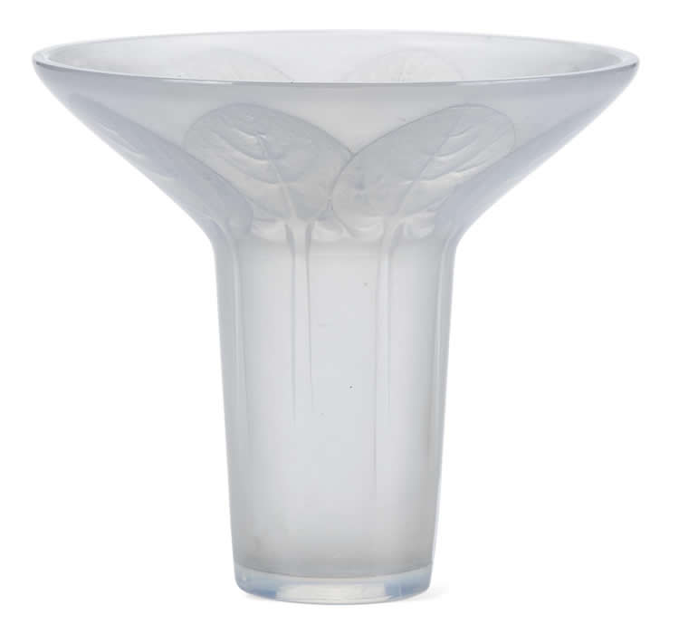 R. Lalique Violettes Vase
