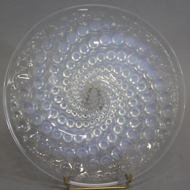 R. Lalique Volutes Plate