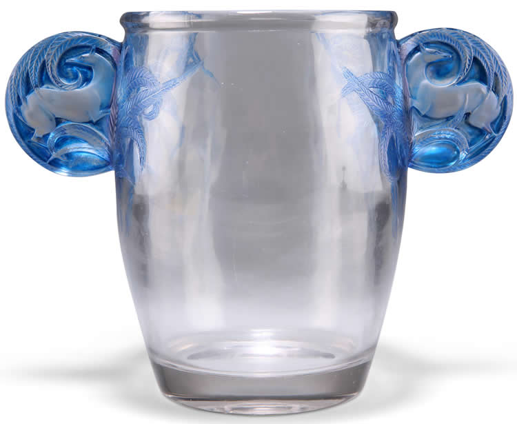 R. Lalique Yvelines Vase