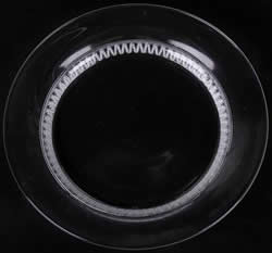 Cactus Champigny France Crystal Modern Plate