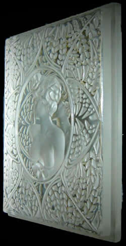 Fougeres Plaque Copied From One Face Of The R. Lalique Fougeres Perfume Bottle