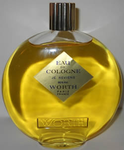 Je Reviens-5 Lalique France Crystal Reproduction Perfume Bottle For Worth With Screw Cap