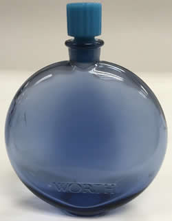 Je Reviens-9 Lalique France Crystal Modern Perfume Bottle For Worth