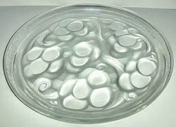 Marienthal Lalique France Crystal Modern Plate 17 cm