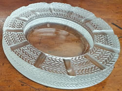 Sumatra Lalique France Crystal Ashtray 2nd Version