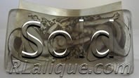 R Lalique Ink Blotter Deux Sirenes Couchees Face A Face