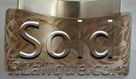 R Lalique Ink blotter Escargots