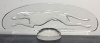 R Lalique Car Mascot Levrier