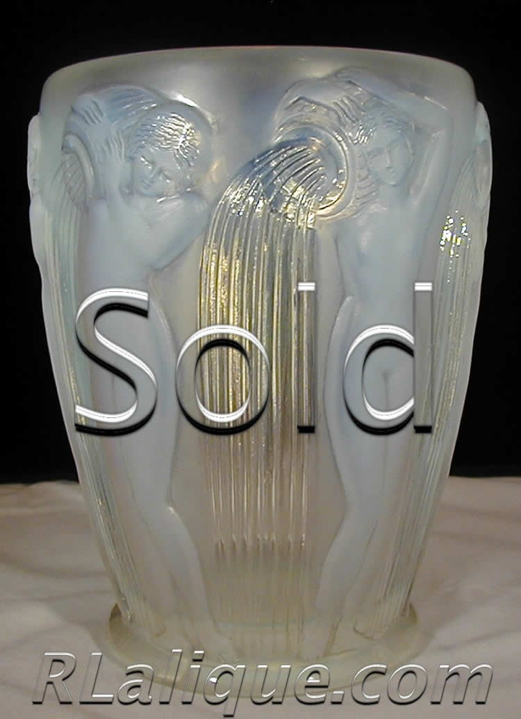 Rene Lalique Vase Danaides