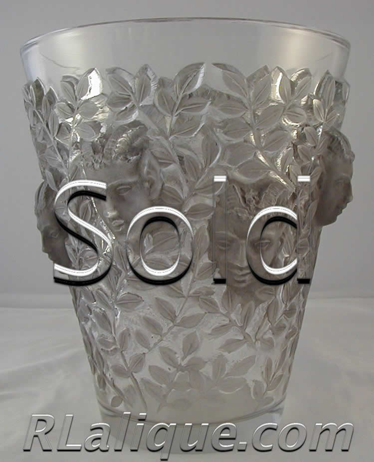Rene Lalique Vase Silenes