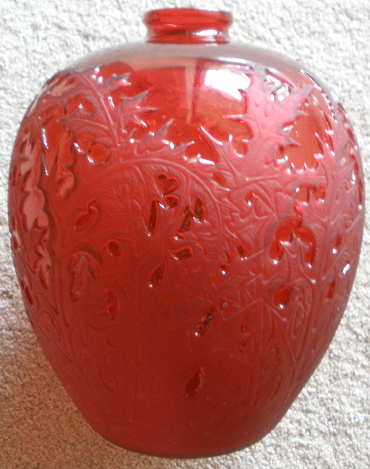 Rene Lalique Vase Acanthes