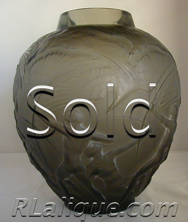 Rene Lalique Vases Archers