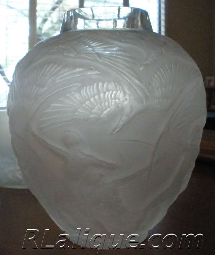 Rene Lalique Vase Archers