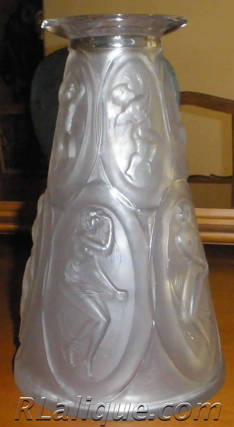 Rene Lalique Vase Camees