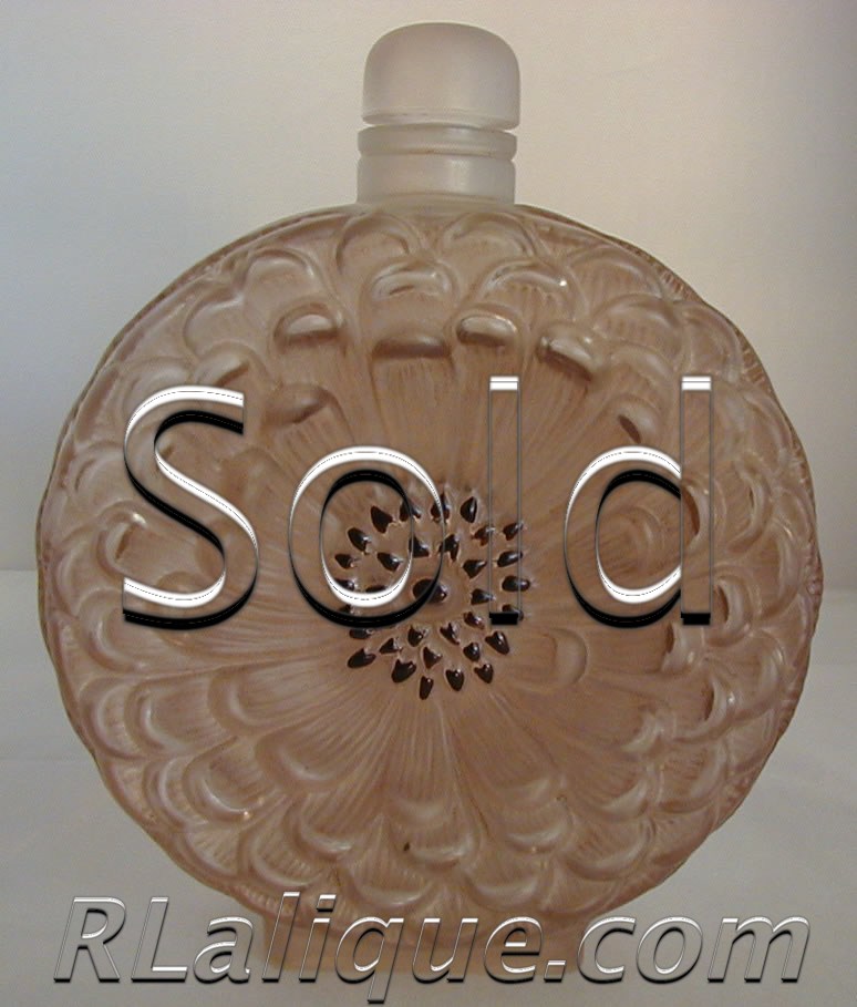 Rene Lalique Perfume Bottles Dahlia No. 2