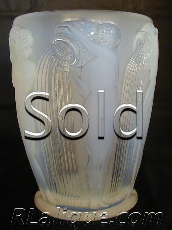 Rene Lalique Vases Danaides