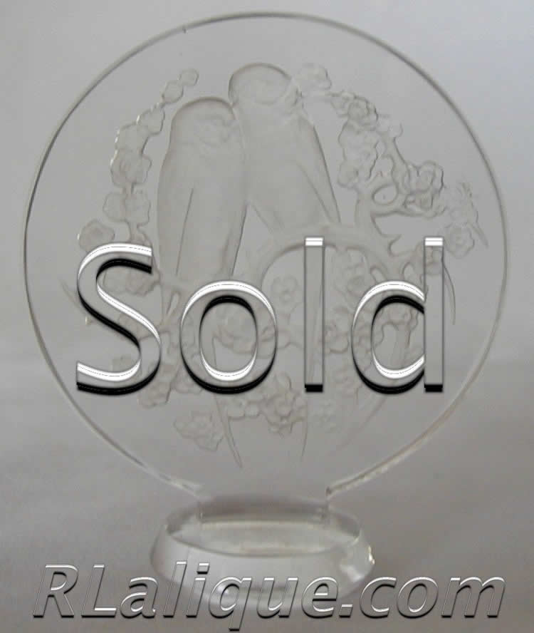 Rene Lalique Seals - Cachets Deux Perruches Et Fleurs