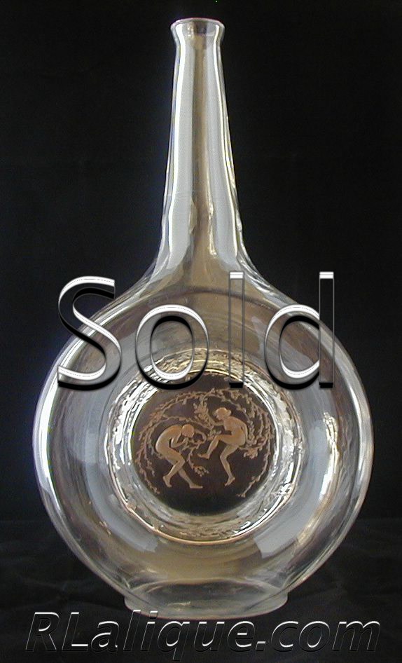 Rene Lalique Decanter Deux Danseuses