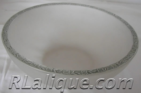 Rene Lalique Sponge Bowl Fleurettes