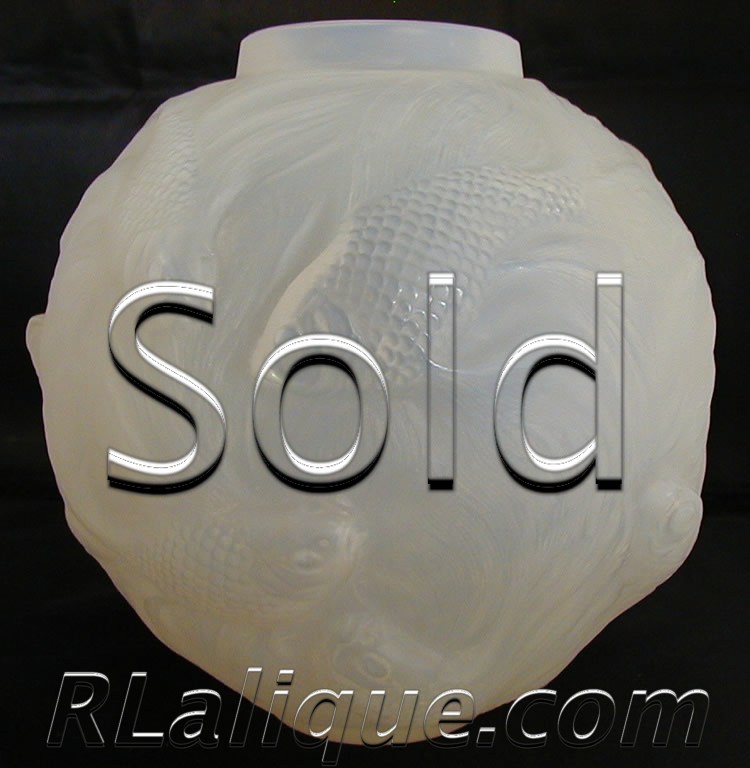 Rene Lalique Vase Formose