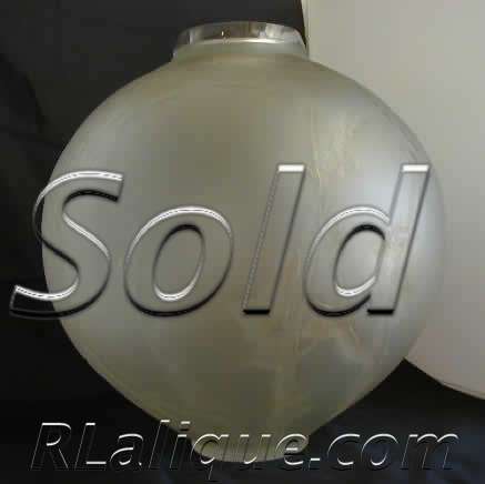 Rene Lalique Vase Grande Boule Lierre