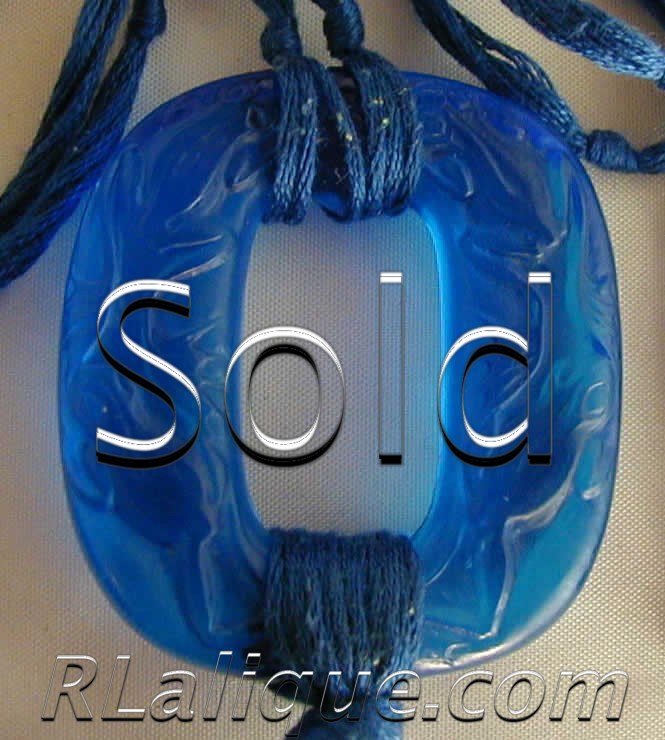 Rene Lalique Jewelry Pendant Grenouilles