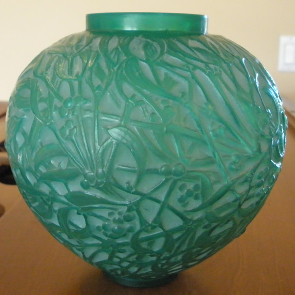 Rene Lalique Vase Gui