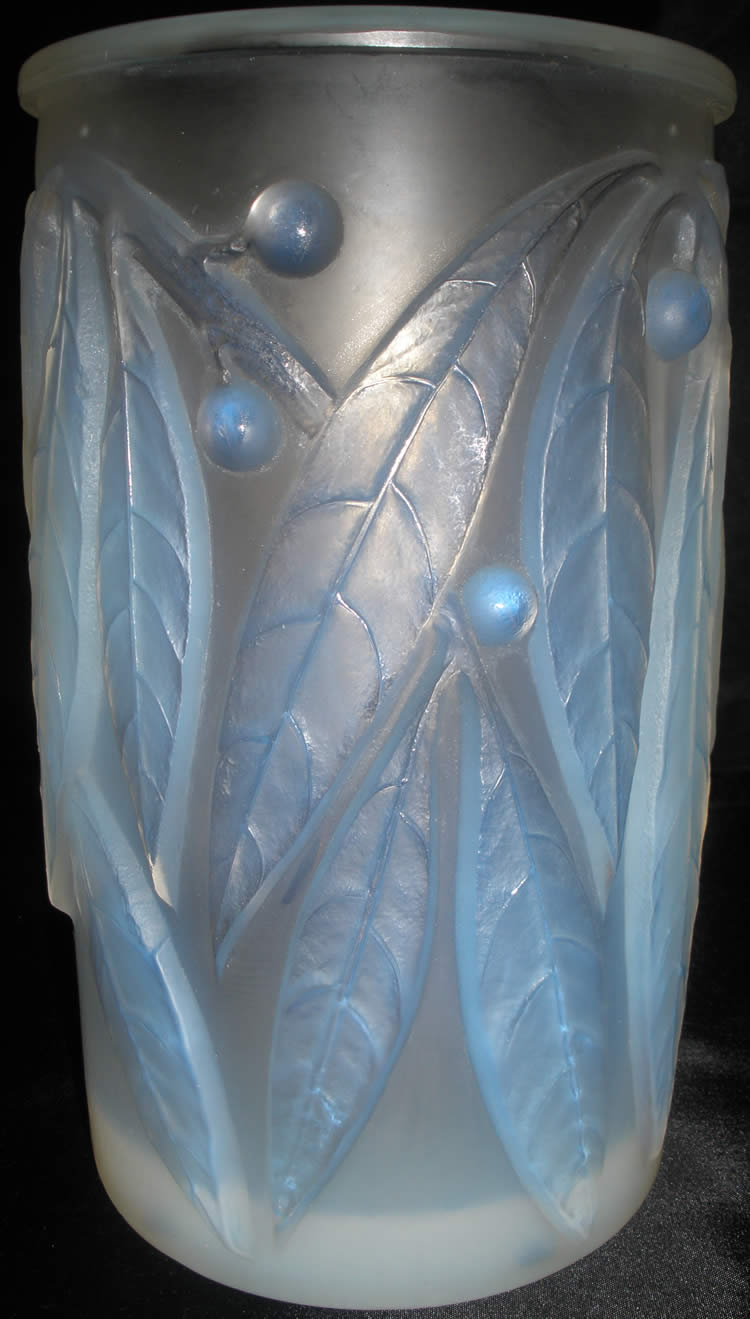 Rene Lalique Vase Laurier