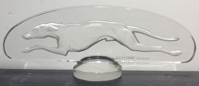 Rene Lalique Car Mascot Levrier